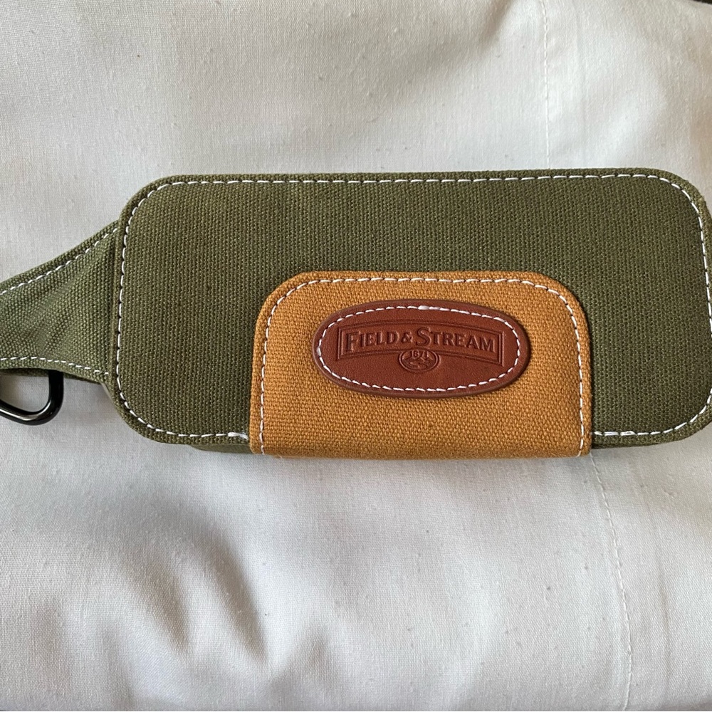 Mens Field & Stream Canvas Belt Bag NWOT